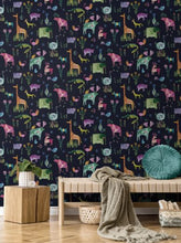 Load image into Gallery viewer, ANIMALS PEEL AND STICK WALLPAPER