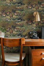 Load image into Gallery viewer, TAUNTON HUNT SCENE PEEL AND STICK WALLPAPER
