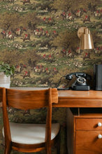 Load image into Gallery viewer, TAUNTON HUNT SCENE PEEL AND STICK WALLPAPER