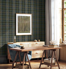 Load image into Gallery viewer, THORNBURY TAILORED PLAID PEEL AND STICK WALLPAPER