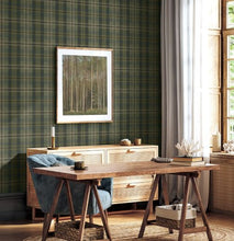 Load image into Gallery viewer, THORNBURY TAILORED PLAID PEEL AND STICK WALLPAPER