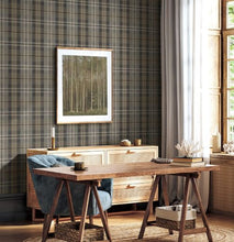 Load image into Gallery viewer, THORNBURY TAILORED PLAID PEEL AND STICK WALLPAPER