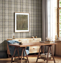 Load image into Gallery viewer, THORNBURY TAILORED PLAID PEEL AND STICK WALLPAPER