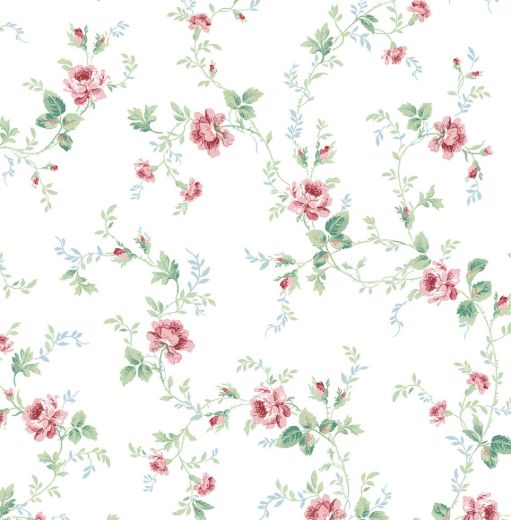 Blossom Floral Trail - Blush & Spearmint