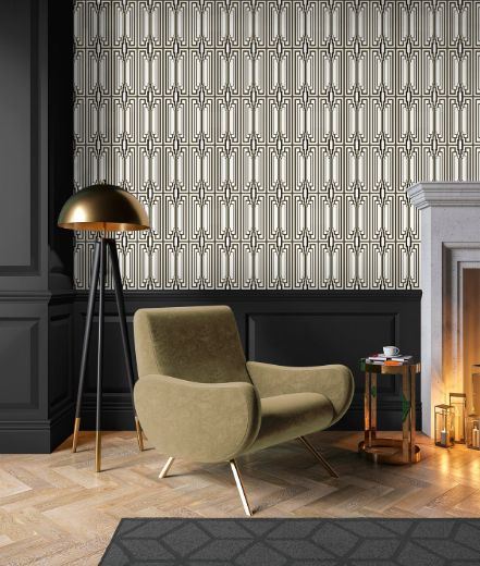 Manhattan Deco - Ebony & Gold