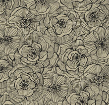 Load image into Gallery viewer, ELLIE GRAPHIC FLORAL PEEL AND STICK WALLPAPER
