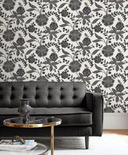 Load image into Gallery viewer, JULIAN JACOBEAN FLORAL PEEL AND STICK WALLPAPER