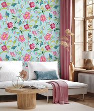 Load image into Gallery viewer, PAINTERLY FLORAL PEEL AND STICK WALLPAPER
