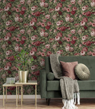 Load image into Gallery viewer, ROSE GARDEN PEEL AND STICK WALLPAPER