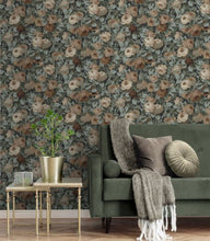 Load image into Gallery viewer, ROSE GARDEN PEEL AND STICK WALLPAPER