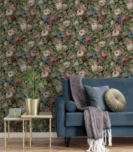Load image into Gallery viewer, ROSE GARDEN PEEL AND STICK WALLPAPER