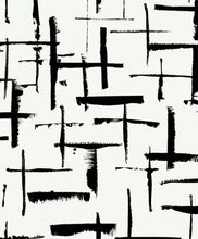 Load image into Gallery viewer, CROSSHATCH ABSTRACT PEEL AND STICK WALLPAPER