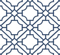 Lattice Geo - Navy Blue
