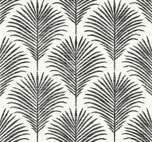 Grassland Palm - Inkwell & Off-White