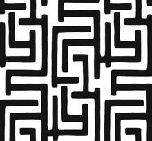 Load image into Gallery viewer, GRAPHIC MAZE PEEL AND STICK WALLPAPER
