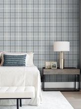 Load image into Gallery viewer, TAILOR PLAID PEEL AND STICK WALLPAPER