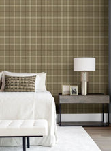 Load image into Gallery viewer, TAILOR PLAID PEEL AND STICK WALLPAPER