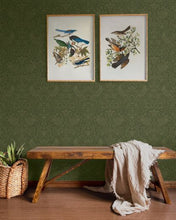 Load image into Gallery viewer, TONAL BIRD GARDEN PEEL AND STICK WALLPAPER