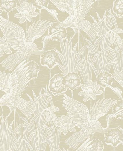 Floral Heron - Sand