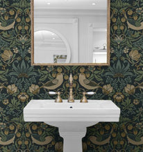 Load image into Gallery viewer, STRAWBERRY GARDEN PEEL AND STICK WALLPAPER