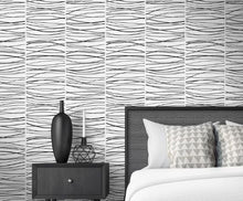 Load image into Gallery viewer, WAVE LINES PEEL AND STICK WALLPAPER