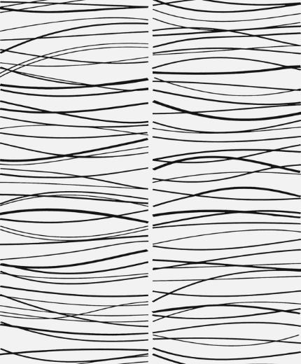 Wave Lines - Black