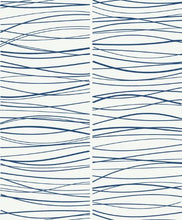 Load image into Gallery viewer, WAVE LINES PEEL AND STICK WALLPAPER