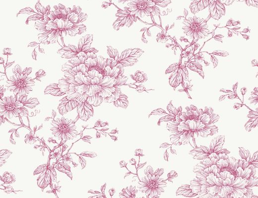 Sketched Floral - Grey
