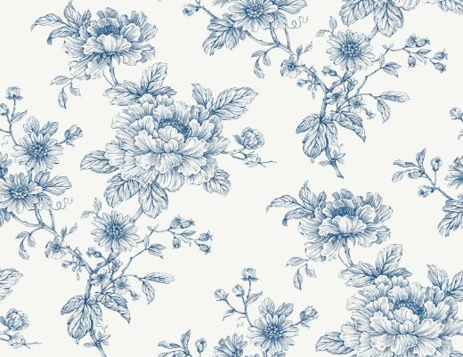 Sketched Floral - Pink