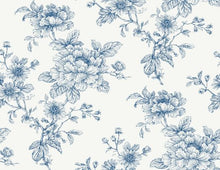Load image into Gallery viewer, SKETCHED FLORAL PEEL AND STICK WALLPAPER