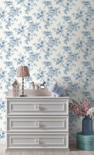 Load image into Gallery viewer, SKETCHED FLORAL PEEL AND STICK WALLPAPER