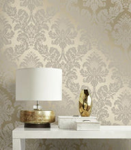 Load image into Gallery viewer, CHARNAY DAMASK PEEL AND STICK WALLPAPER