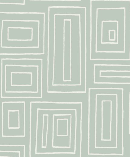 Rectangle Geo - Aloe Green
