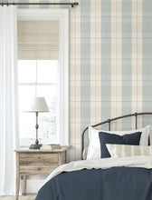 Load image into Gallery viewer, LENOX HILL PLAID PEEL AND STICK WALLPAPER