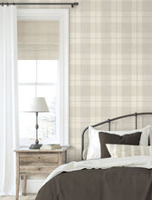Load image into Gallery viewer, LENOX HILL PLAID PEEL AND STICK WALLPAPER