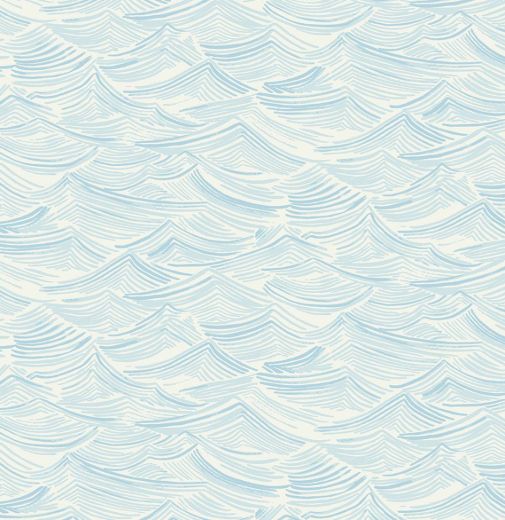 Bayside Waves - Sky Blue