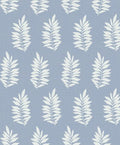 Pinnate Leaf Silhouette - Blue Mist