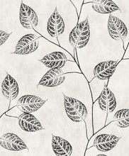 Load image into Gallery viewer, LEAF SILHOUETTE PEEL AND STICK WALLPAPER