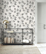 Load image into Gallery viewer, LEAF SILHOUETTE PEEL AND STICK WALLPAPER