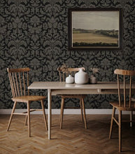 Load image into Gallery viewer, ANSEL DAMASK PEEL AND STICK WALLPAPER