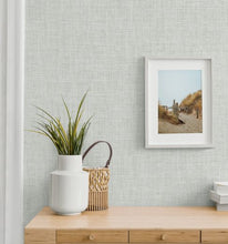 Load image into Gallery viewer, SILAS FAUX LINEN PEEL AND STICK WALLPAPER