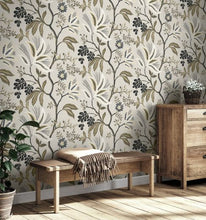 Load image into Gallery viewer, FOREST FLOURISH PEEL AND STICK WALLPAPER