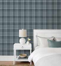 Load image into Gallery viewer, CALVERLAY PLAID PEEL AND STICK WALLPAPER