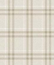 Load image into Gallery viewer, CALVERLAY PLAID PEEL AND STICK WALLPAPER