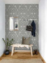 Load image into Gallery viewer, VINTAGE BIRD OGEE PEEL AND STICK WALLPAPER