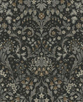 Filigree Floral - Ebony & Sage
