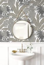 Load image into Gallery viewer, LAGUNA LEAF PEEL AND STICK WALLPAPER
