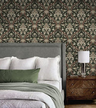 Load image into Gallery viewer, ACANTHUS OGEE PEEL AND STICK WALLPAPER