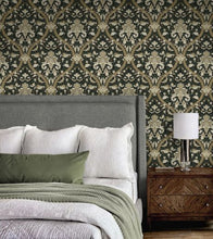 Load image into Gallery viewer, ACANTHUS OGEE PEEL AND STICK WALLPAPER