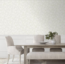 Load image into Gallery viewer, TONAL FLORAL PEEL AND STICK WALLPAPER